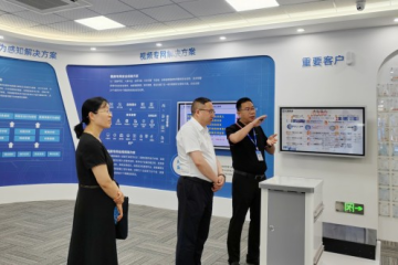 諸暨市副市長王玉珠一行調(diào)研遠(yuǎn)望信息